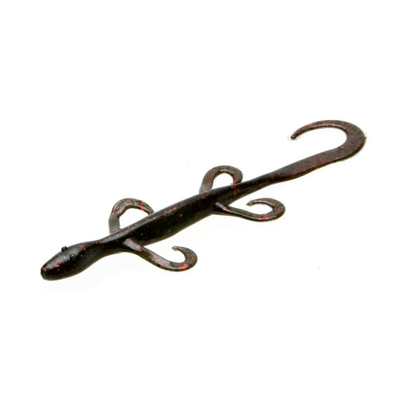 Zoom Mini Lizard Black Red Glitter