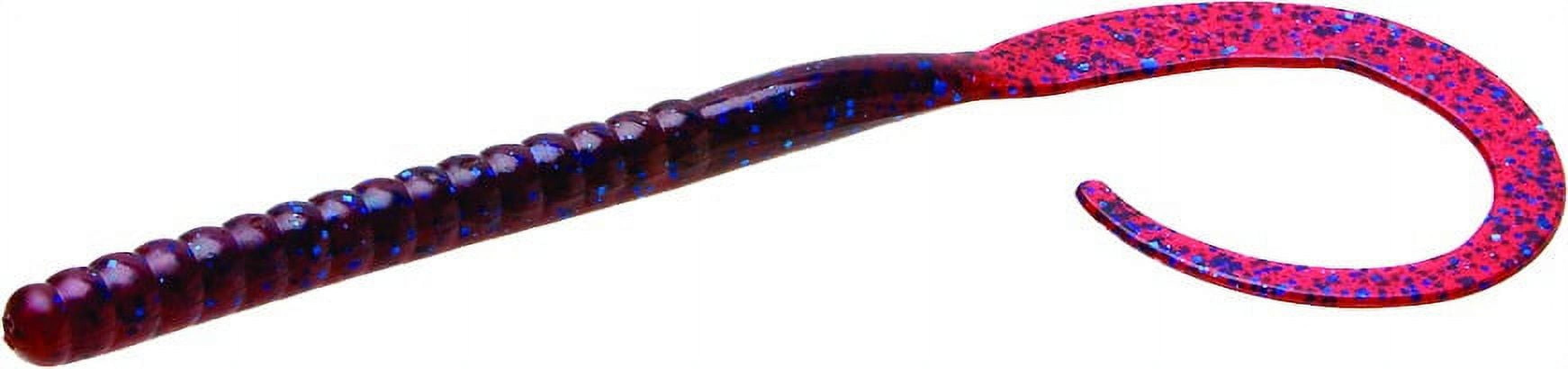 Culprit Original 10-Inch Worm – Pumpkin Seed Color – High-Action Soft Plastic Fishing Bait - View #5