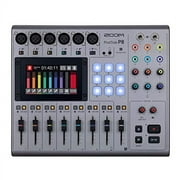 Zoom PodTrak P8 Podcast Recorder, 6 Microphone Inputs, 6 Headphone Outputs, Phone Input, Sound Pads, Onboard Editing, Record to SD card, USB Audio Interface, Battery Powered