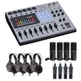 thumbnail image 1 of Zoom PodTrak P8 Portable Multitrack Podcast Recorder Bundle with 4x Zoom ZDM-1 Podcast Mic Pack, 1 of 7