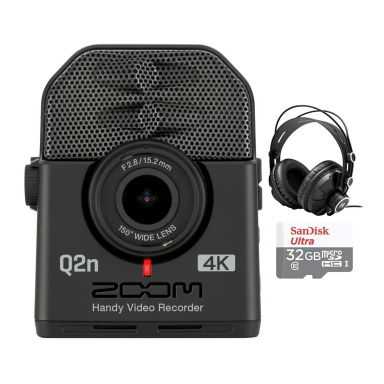 Zoom Q2n-4K Handy Video Recorder Bundle with Headphones and Zoom Q2n-4K Handy Video Recorder Bundle with Headphones and