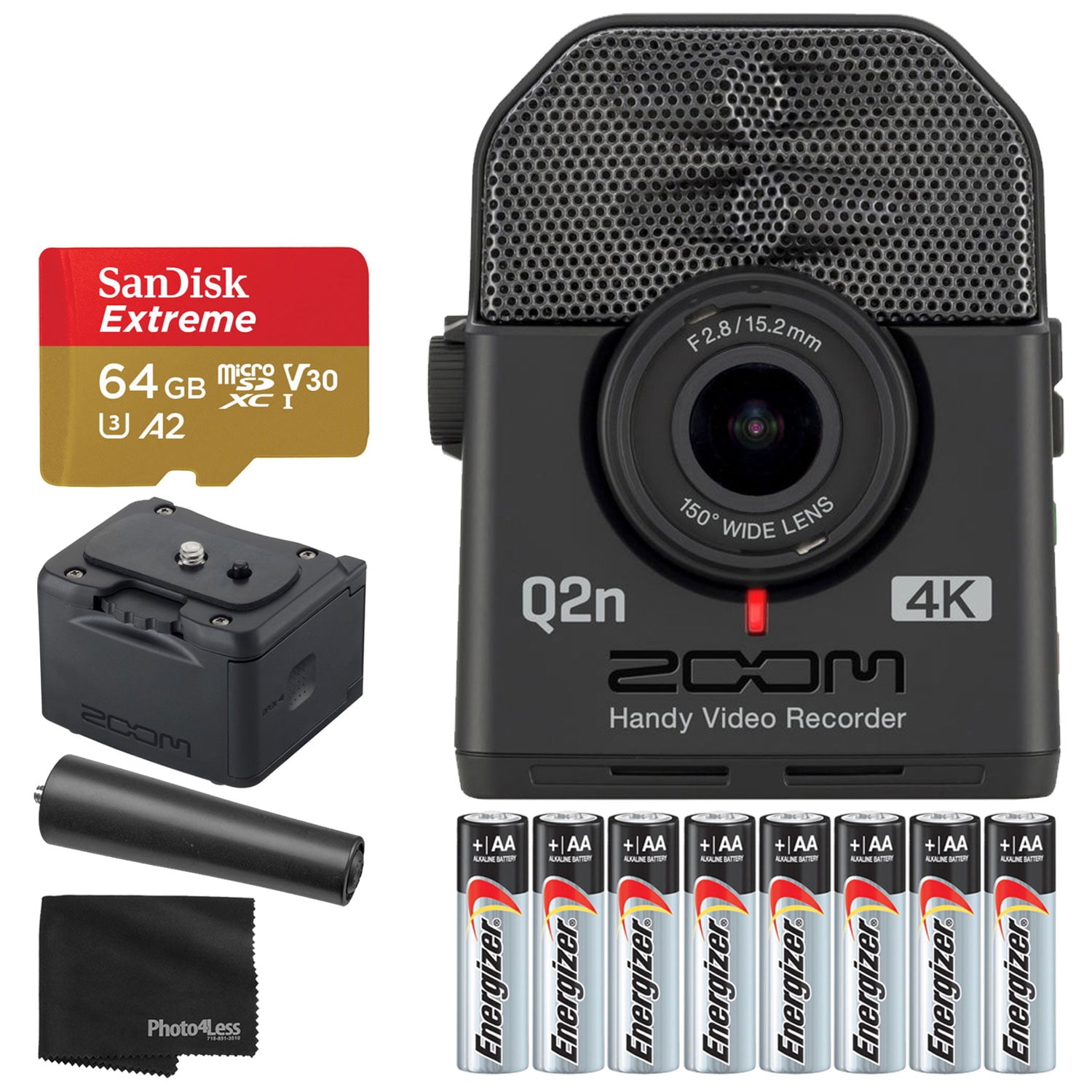 Zoom Q2n-4K Ultra High Definition Handy Video Recorder + Zoom Mic