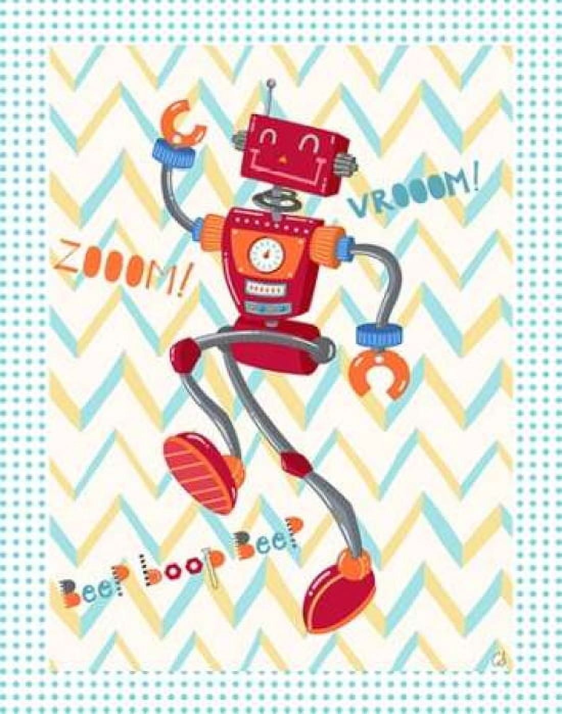 Zoom Robot Canvas Art - Christina Skapriwsky (22 x 28)