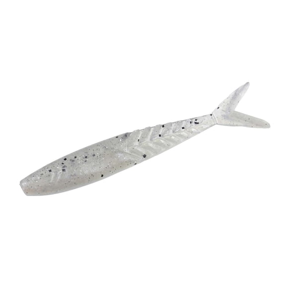Zoom Shimmer Shad 3.6'' Silver Shad 6pk