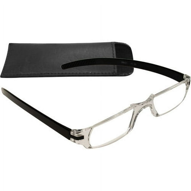 Zoom SlimVision Lightweight Reading Glasses, Black