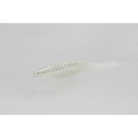 Zoom Super Fluke Jr 4'' White Ice 10pk