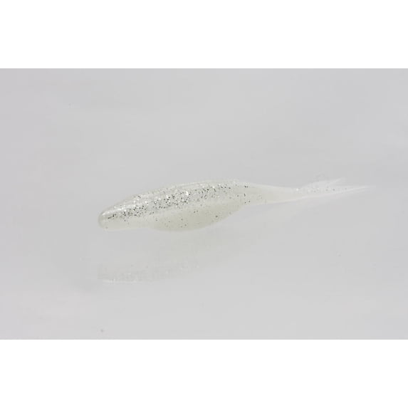Zoom Super Fluke Jr 4'' White Ice 10pk