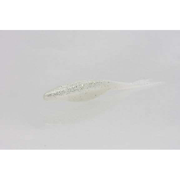 Zoom Super Fluke Jr 4'' White Ice 10pk