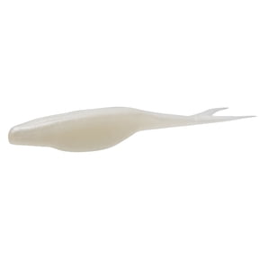 Zoom Super Fluke Jr 4'' White Pearl 10pk