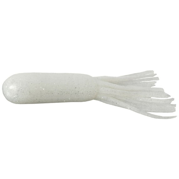 Zoom Super Tube 4.25'' White Pearl Silver Glit 8pk