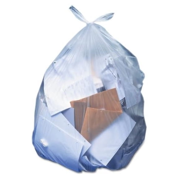 Zoom Supply Bag H6639HC Trash Bags, Industrial-Strength Clear 23 Gallon Slim Jim Garbage Bags -- Avoid Hassle & Annoying Tearing Bags