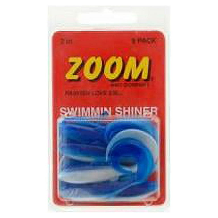 Zoom Swim N Shiner 2 inch Fishing Lures Pearl Blue Back Multi-Colored
