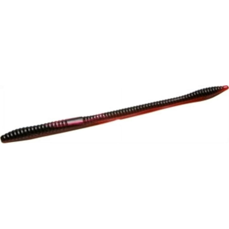 Zoom Trick Worm 6.5'' Red Shad 20pk
