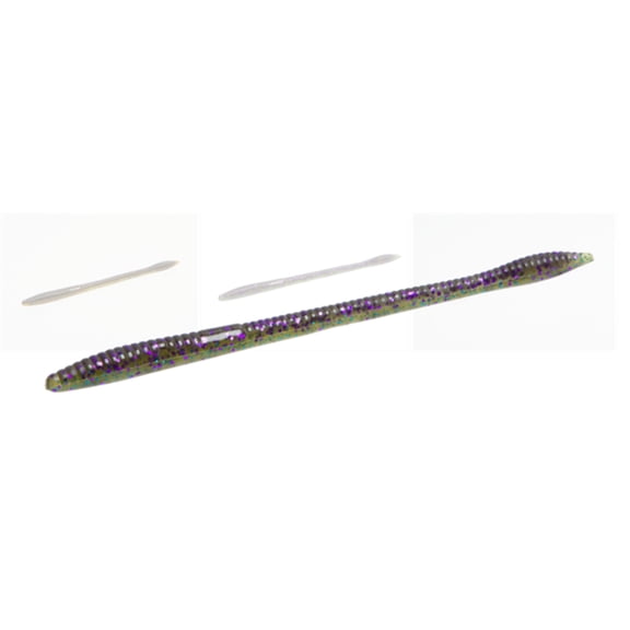 Zoom Trick Worm 6.5'' Sprayed Grass 20pk