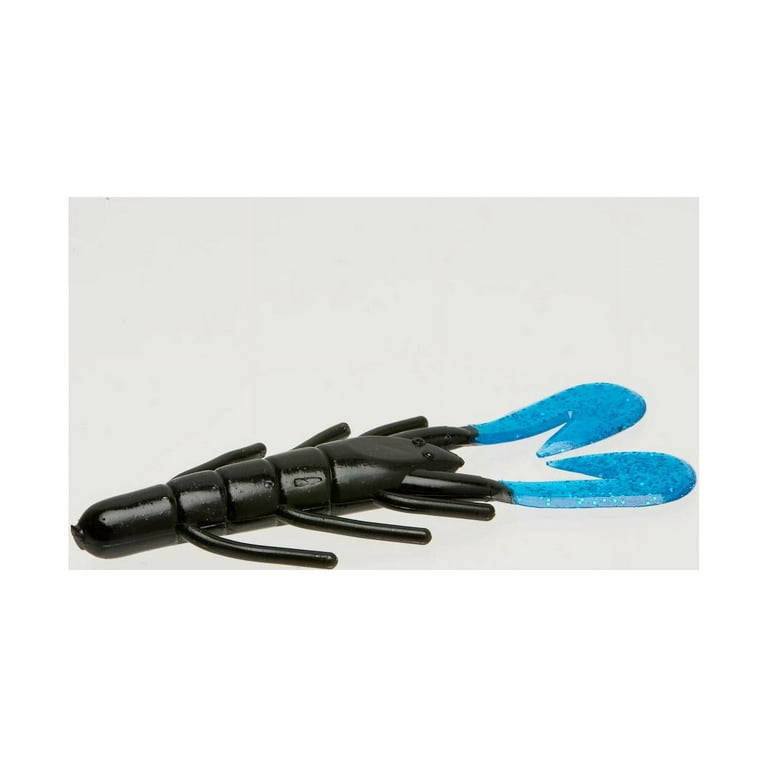 Zoom U-V Speed Craw 3.5'' Black/Blue Claw 12pk 
