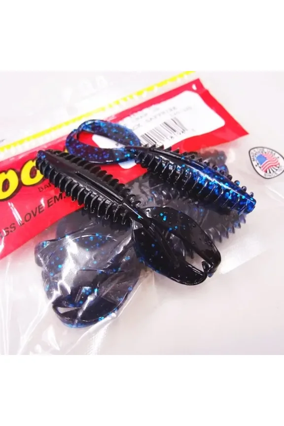 Z-Craw Jr 3.5" Black Sapphire 8pk