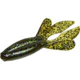 Zoom Bait Brush Hog Soft Plastic Bait - Pumpkin Color, 6-Inch, Pack Of 8