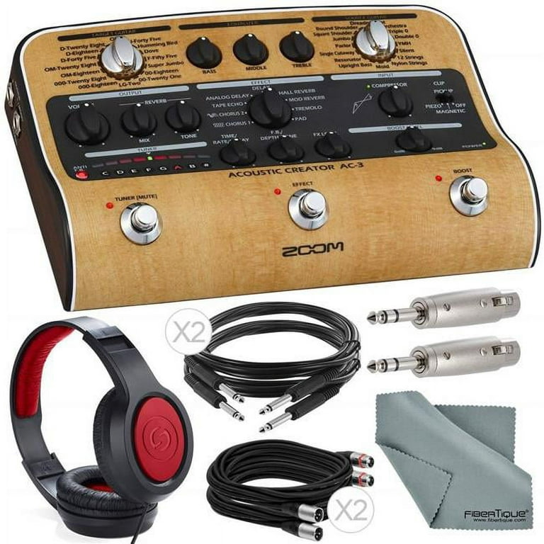 Zoom ZOOM-ZAC3-KIT961-NFBA AC-3 Acoustic Guitar Effect Pedal