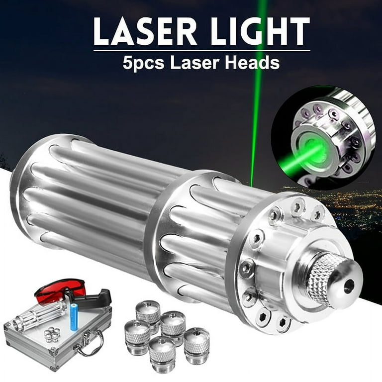 8000M High Power 532nm GREEN Burning Laser Pointer Adjustable Visible Dot  Light