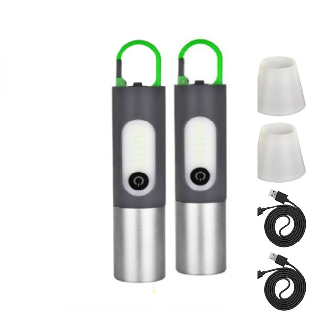 Zoomable LED Flashlight, Traittion Flashlight, 1000 Lumens Bright, 4 Modes, Portable Outdoor Torch with Hoo (2PCS)