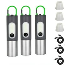 Zoomable LED Flashlight, Traittion Flashlight, 1000 Lumens Bright, 4 Modes, Portable Outdoor Torch with Hoo (3PCS)