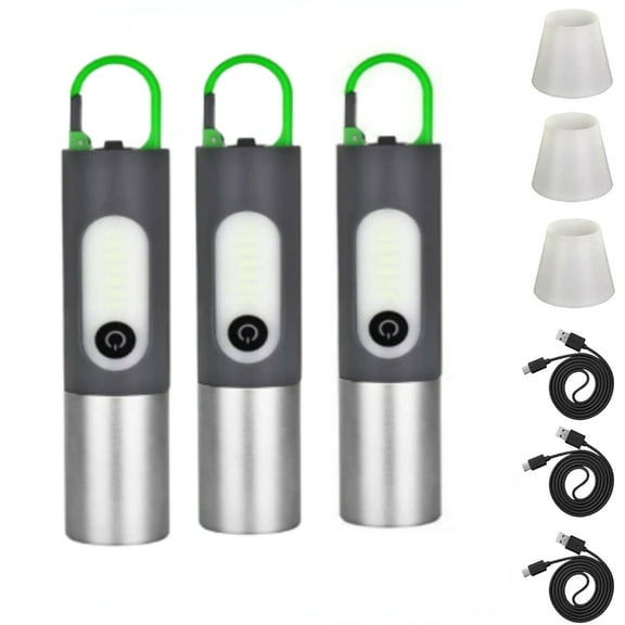 Zoomable LED Flashlight, Traittion Flashlight, 1000 Lumens Bright, 4 Modes, Portable Outdoor Torch with Hoo (3PCS)