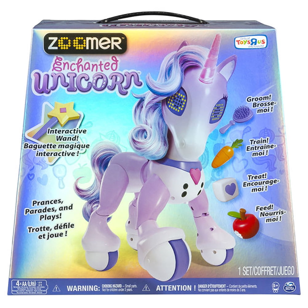 Zoomer Enchanted Unicorn Exclusive Interactive Toy - Walmart.com