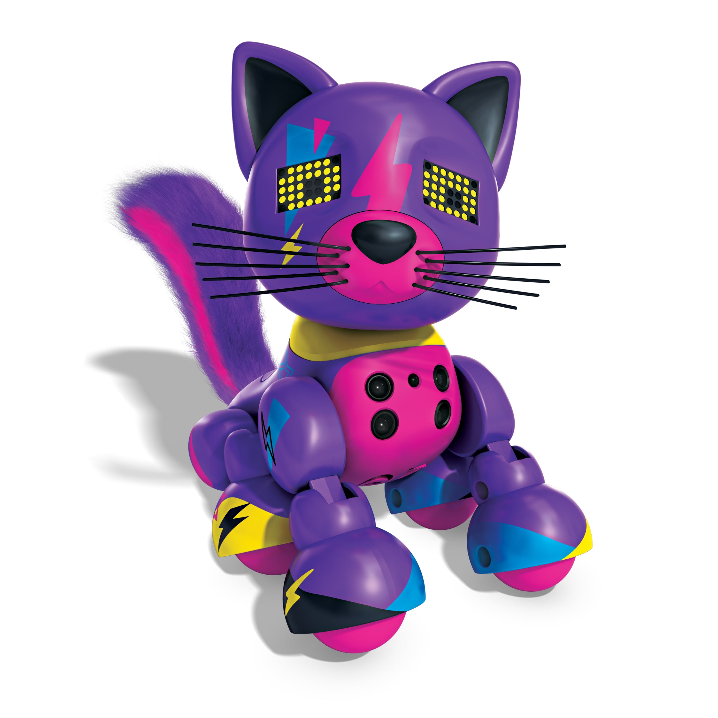 Zoomer Meowzies, Lucky, Interactive Kitten with Lights, Sounds and