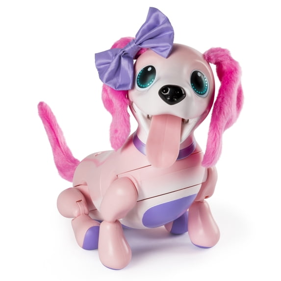 Zoomer Playful Pup, Interactive Robotic Dog with Realistic Movement and Sounds, for Ages 5 and Up, Walmart Exclusive
