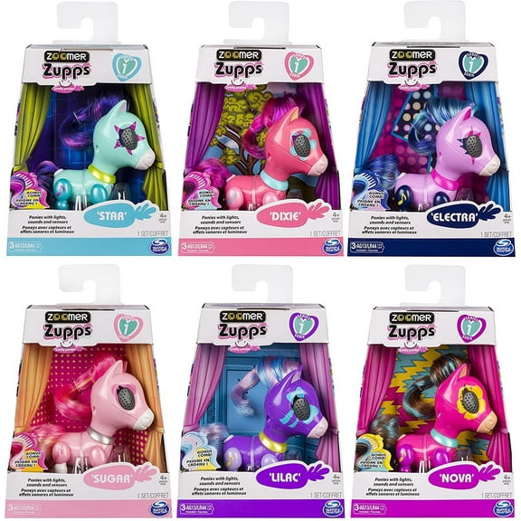Zoomer RANDOM Zupps Tiny Unicorn Interactive Figure Lights & Sounds
