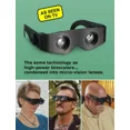 thumbnail image 1 of Zoomies Hands Free Binoculars 4X Magnification Zoom Enlarge Glasses Telescopes, 1 of 1