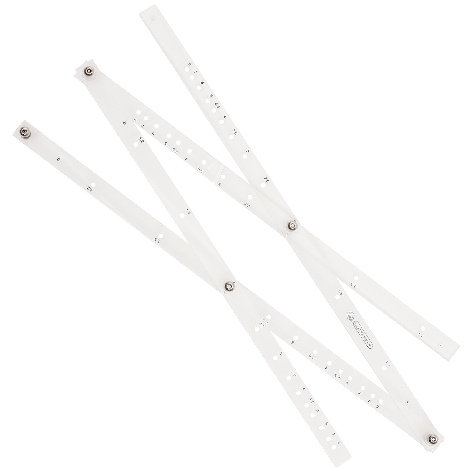 Zooming Scale Ruler Magnification Drawing Ruler Tool for Student School