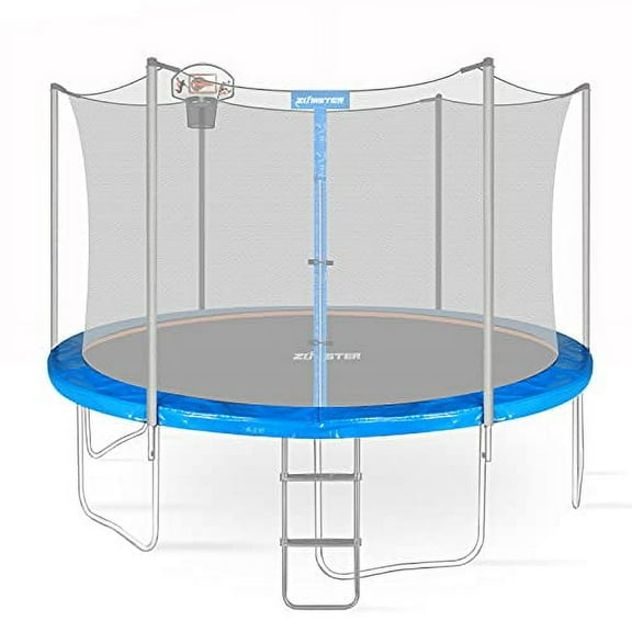 Zoomster Trampoline Safety Pad Trampoline Replacement Pad Safety Spring Cover, No Hole for Poles, Fit 5.5-7 inch Springs (Pads Only)