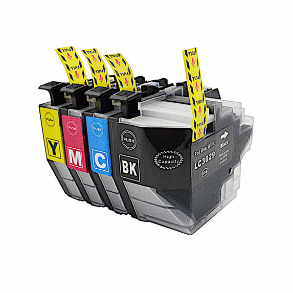 Zoomtoner Compatible with Brother LC-3029 Set Ink / Inkjet Cartridge - Extra High Yield - Black Cyan Magenta Yellow