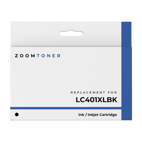 Zoomtoner Compatible with Brother LC401XLBK Ink / Inkjet Cartridge - High Yield - Black