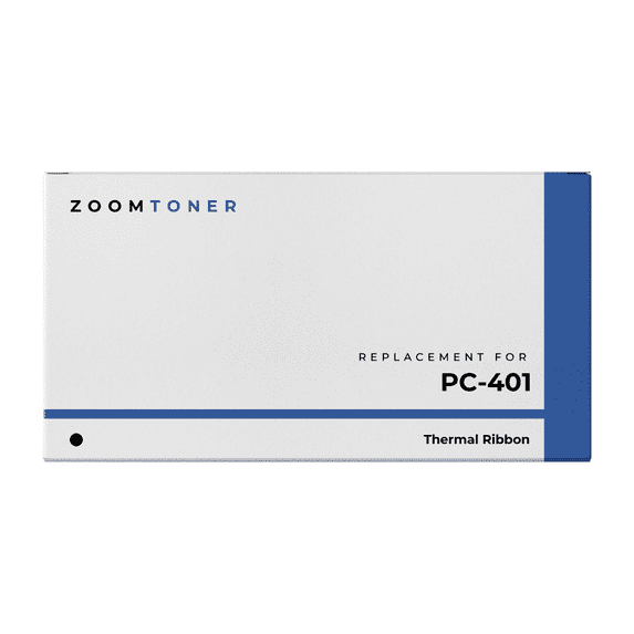 Zoomtoner Compatible with Brother PC-401 Thermal Ribbon - Regular Yield - Black