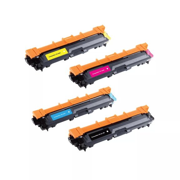Zoomtoner Compatible with Brother TN-225 Set Laser Toner Cartridge - High Yield - Black Cyan Magenta Yellow