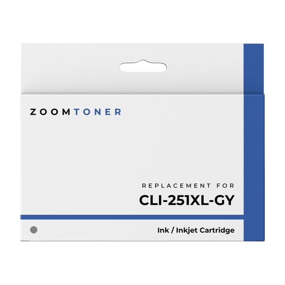 Zoomtoner Compatible with Canon CLI-251XL-GY Ink / Inkjet Cartridge - High Yield - Gray