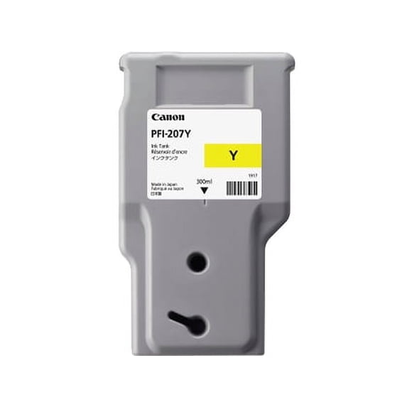 Zoomtoner Compatible with Canon PFI-207Y Ink / Inkjet Cartridge - Regular Yield - Yellow