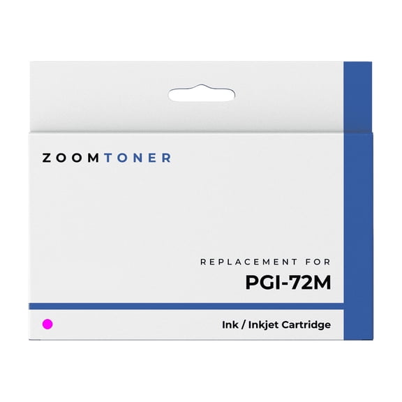Zoomtoner Compatible with Canon PGI-72M Ink / Inkjet Cartridge - Regular Yield - Magenta