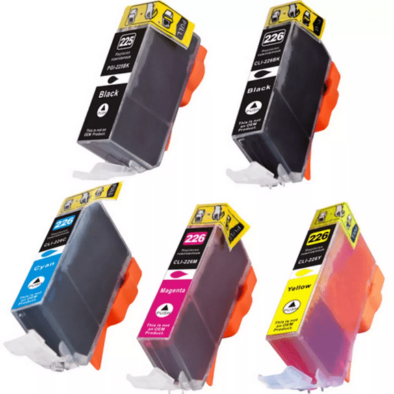 Zoomtoner Compatible with Canon PGI225 / CLI226 Ink / Inkjet Cartridge - Regular Yield - Cyan Magenta Yellow Black