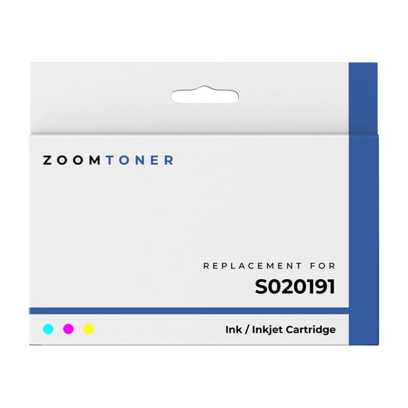 Zoomtoner Compatible with Epson S020191 Ink / Inkjet Cartridge - Regular Yield - Cyan Magenta Yellow