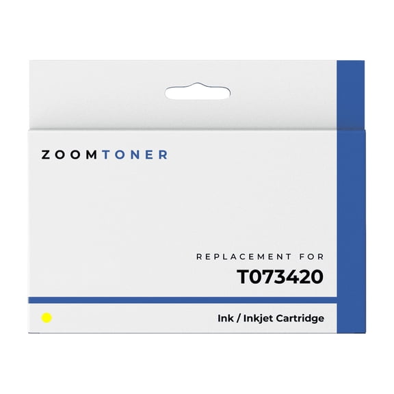 Zoomtoner Compatible with Epson T073420 Ink / Inkjet Cartridge - Regular Yield - Yellow