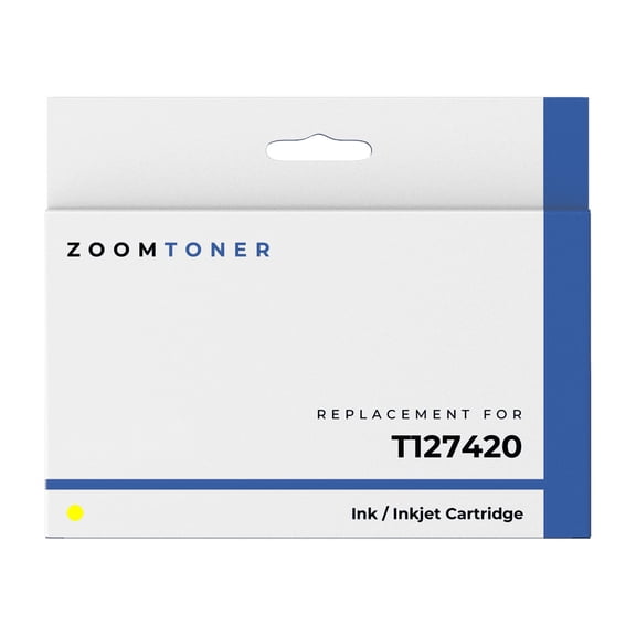 Zoomtoner Compatible with Epson T127420 Ink / Inkjet Cartridge - High Yield - Yellow