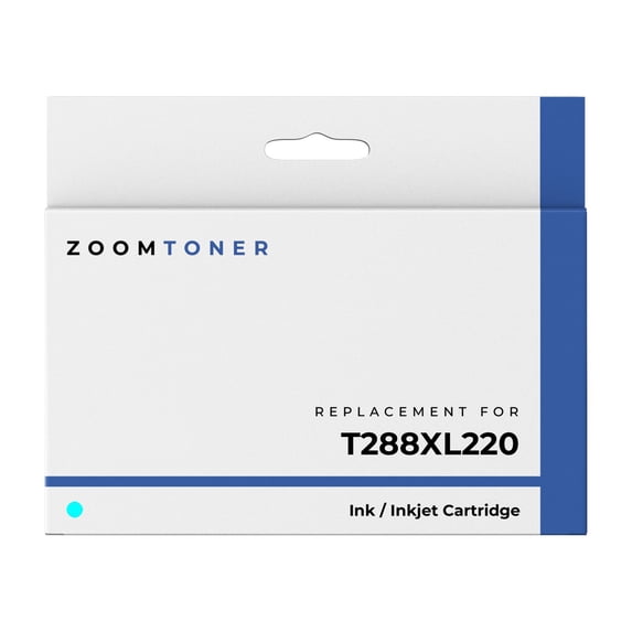 Zoomtoner Compatible with Epson T288XL220 Ink / Inkjet Cartridge - High Yield - Cyan