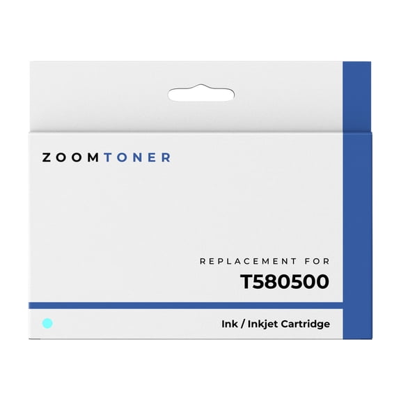 Zoomtoner Compatible with Epson T580500 Ink / Inkjet Cartridge - Regular Yield - Light Cyan
