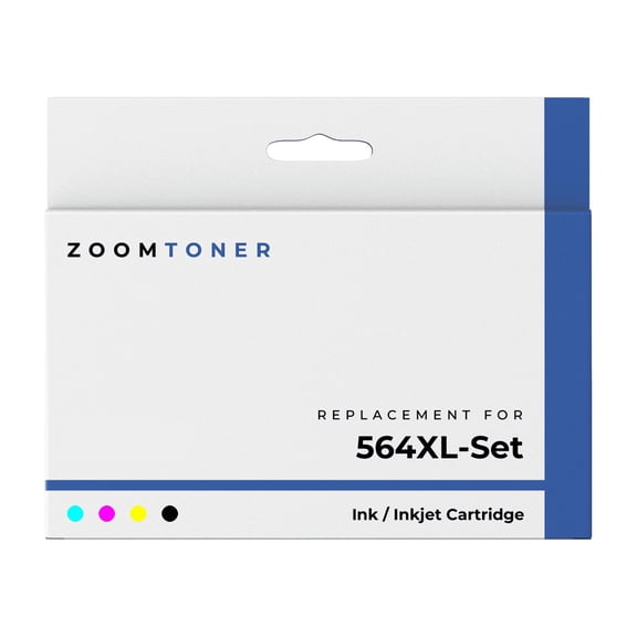 Zoomtoner Compatible with HP 564XL Set Ink / Inkjet Cartridge - Regular Yield - Cyan Magenta Yellow Black