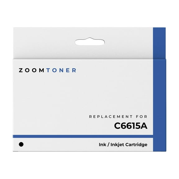 Zoomtoner Compatible with HP C6615A Ink / Inkjet Cartridge - Regular Yield - Black