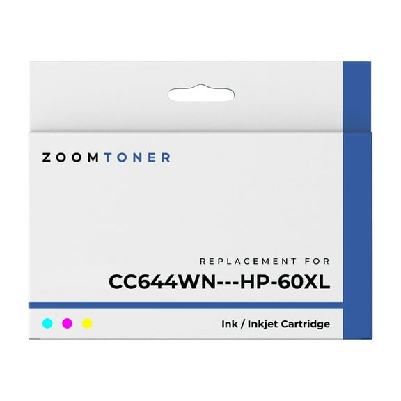 Zoomtoner Compatible with HP CC644WN Ink / Inkjet Cartridge - High Yield - Cyan Magenta Yellow