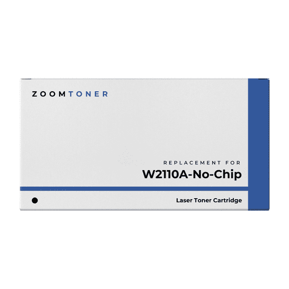 Zoomtoner Compatible with HP W2110A No Chip Laser Toner Cartridge - Regular Yield - Black